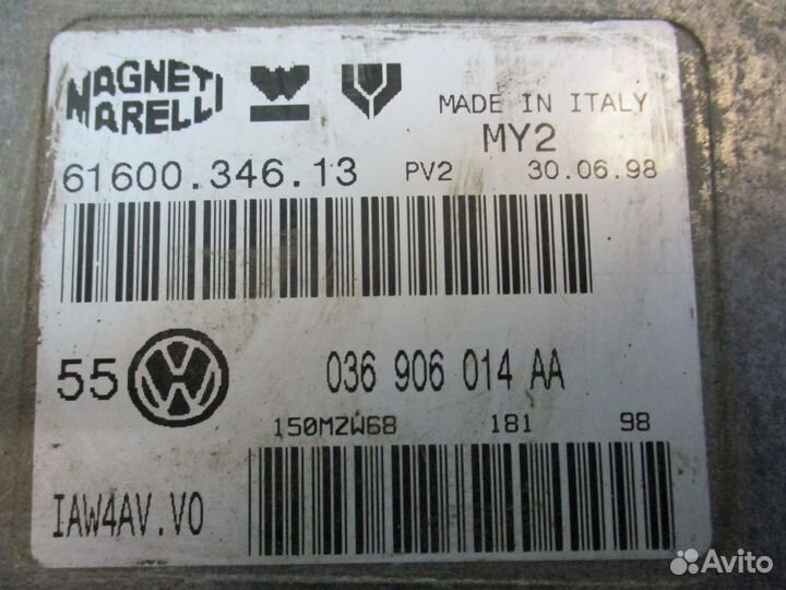 Эбу Volkswagen Golf 4 1.4 AHW 75 л.с 1998г