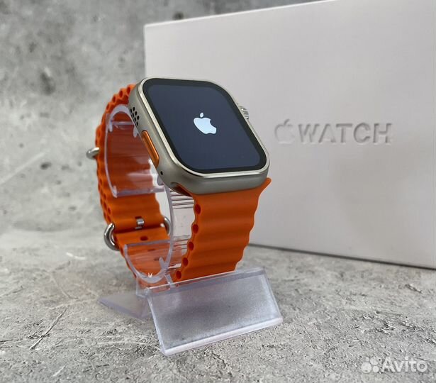 Apple watch Ultra с Яблоком