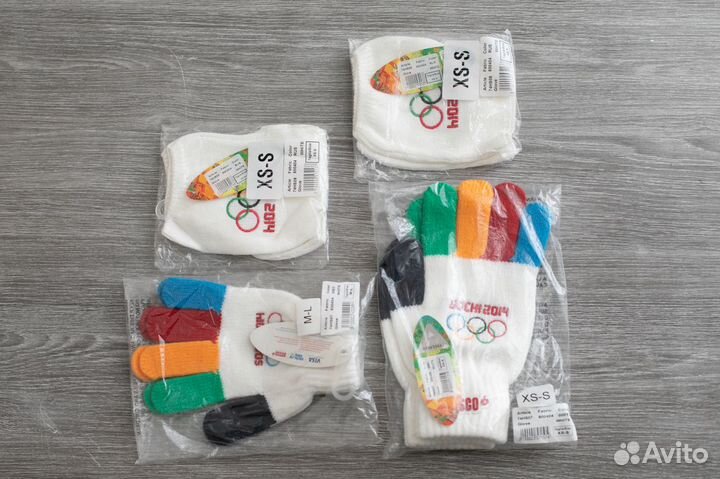 Олимпийские перчатки и митенки Сочи 2014