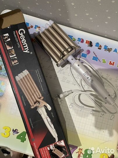 Плойка для волос, пятиволновая