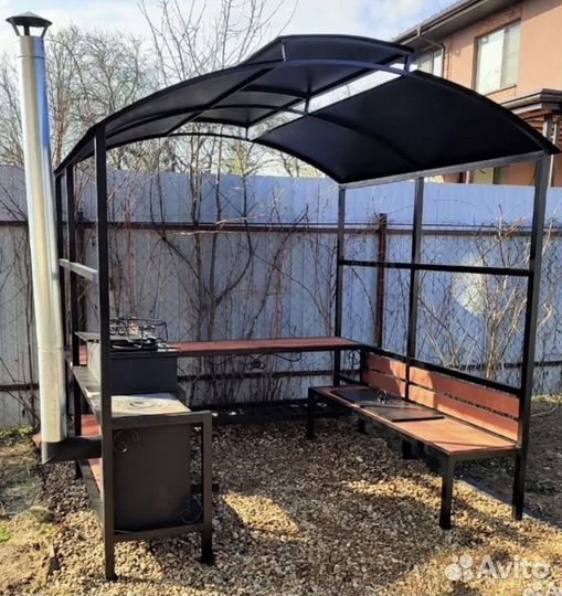 Мангал беседка