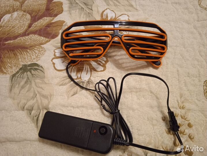 Очки неоновые светящиеся