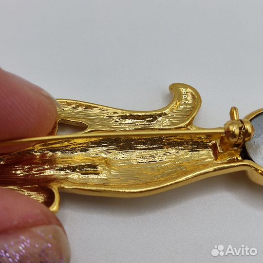 Брошь кошка