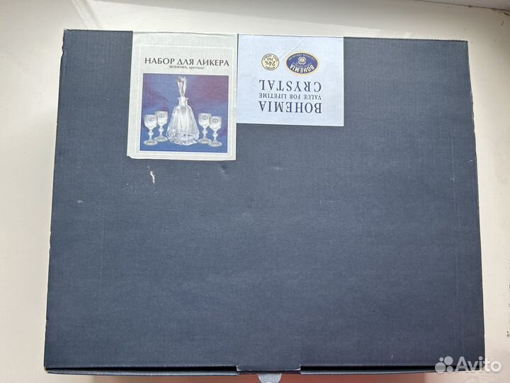 Набор для ликера Bohemia хрусталь