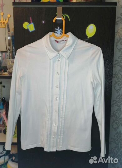 Рубашка - Школьная форма 152 см