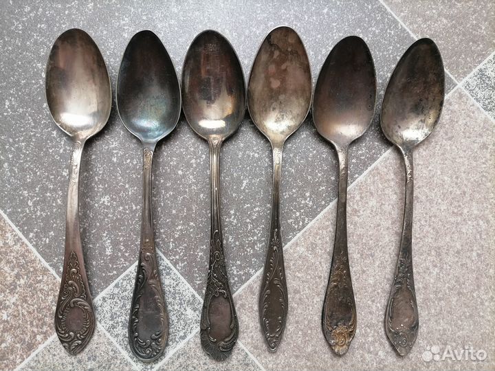 Ложки столовые мельхиоровые СССР