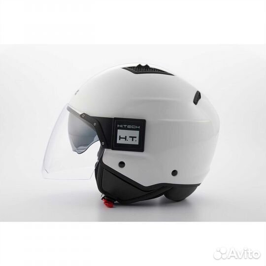 Moto Jet Мотошлем in Blauer BET HT Monochrome White Fiber