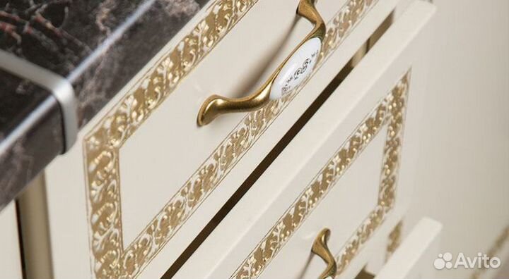 Кухонный гарнитур Империал 7 прямая 3,3М золото