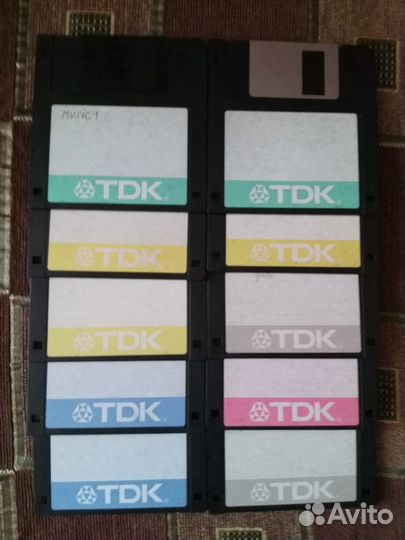 Компьютерные кабели, дискеты TDK