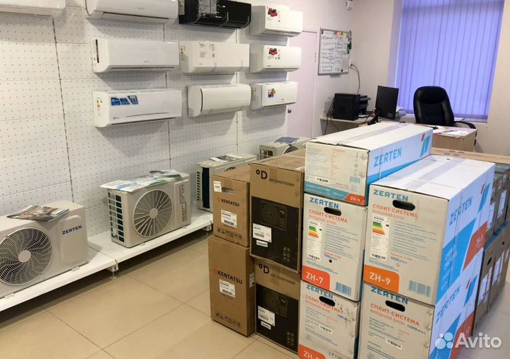 Новые сплит системы с гарантией и установкой