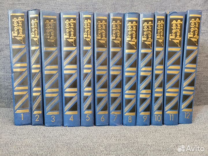 Теодор Драйзер. Собрание сочинений. 12 томов