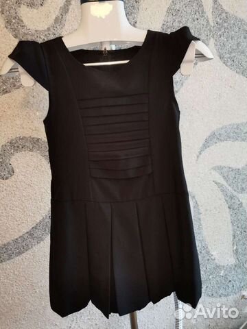 Сарафан чёрный, блузка белая