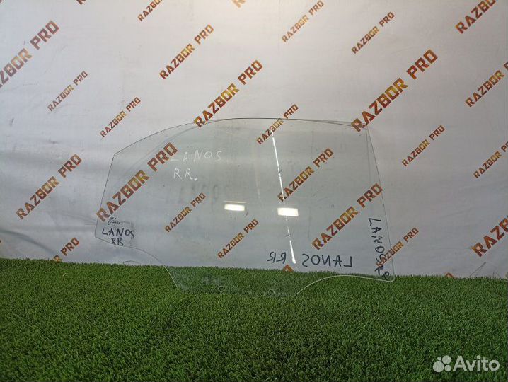 Стекло двери опускное заднее правое Chevrolet