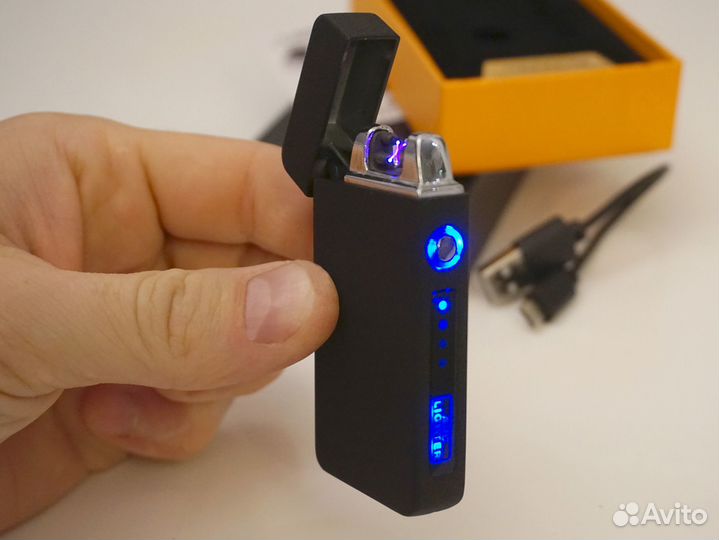 Зажигалка USB черная