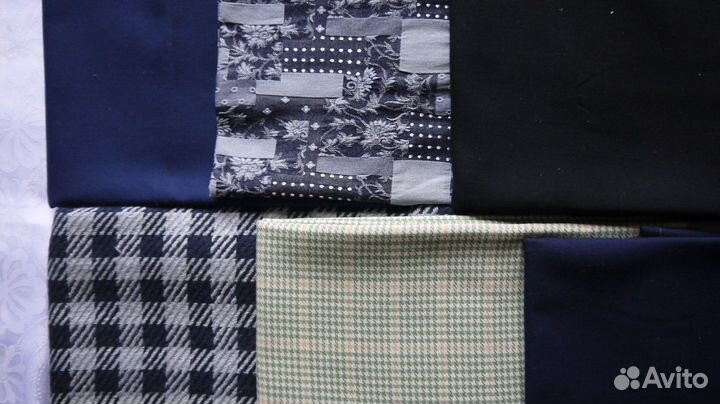 Отрезы ткани из СССР. Шерсть