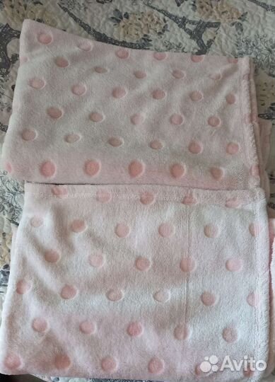 Плюшевый плед в кроватку, коляску