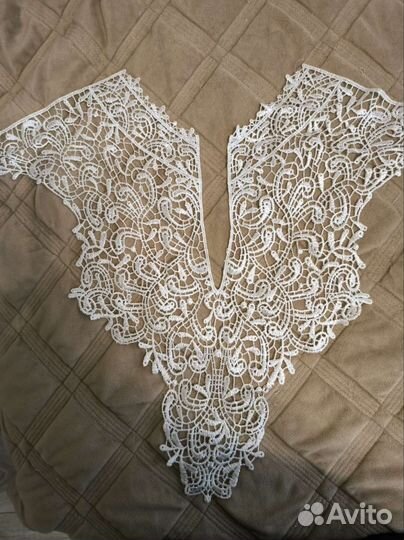 Кружевной воротник нашивка