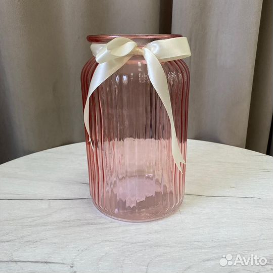 Ваза цветное стекло 1.3 л