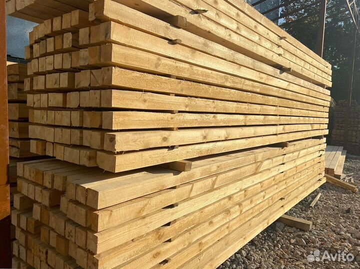 Доска обрезная 40х100х6000мм от производителя