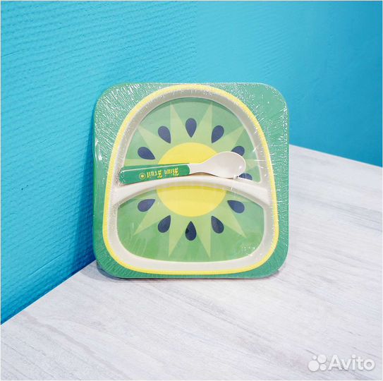 Набор бамбуковой посуды новый