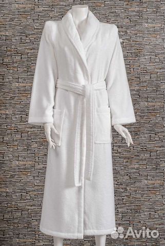 Халат махровый турецкий белый L, XL