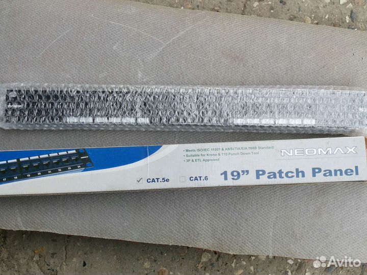 Патч-панель Neomax 12 портов 19