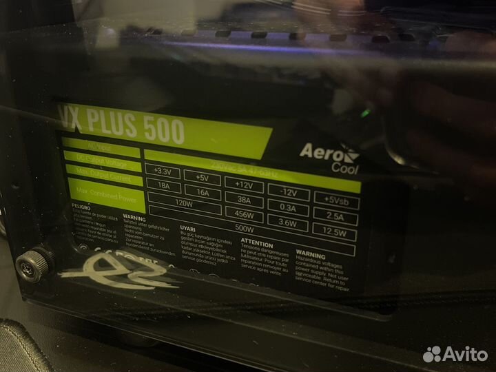 Блок питания aerocool 500w