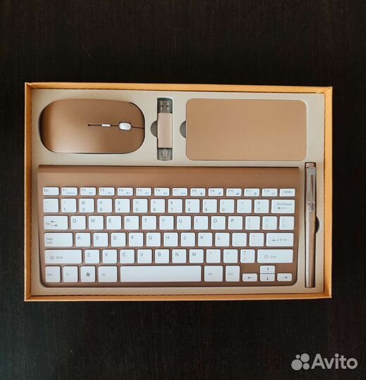 Беспроводная мышь и клавиатура, Повербанк 10000мАч