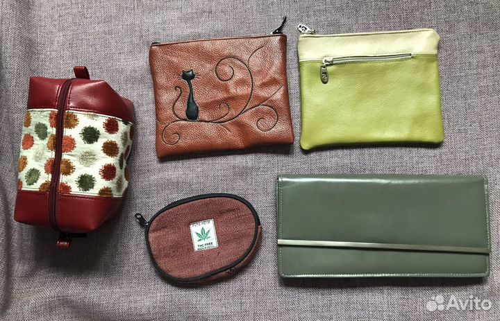 Кошелек, клатч, портионе, косметичка