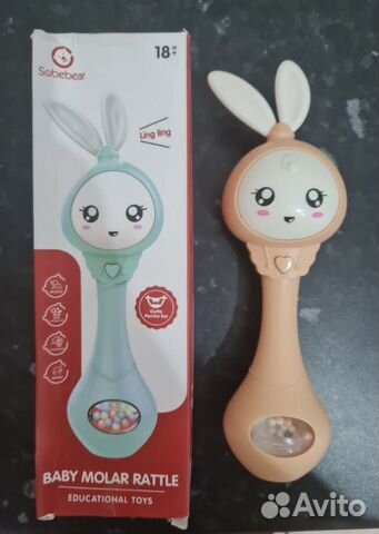 Новая развивающая игрушка грызунок Умный Зайка