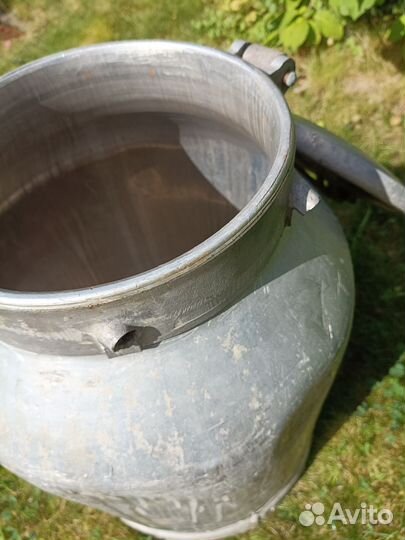 Фляга бидон алюминиевая бу 40л