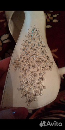 Туфли белые 39,5 размер