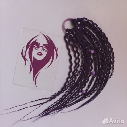 Хвост Резинка Пучок Косы Дреды