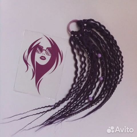 Хвост Резинка Пучок Косы Дреды