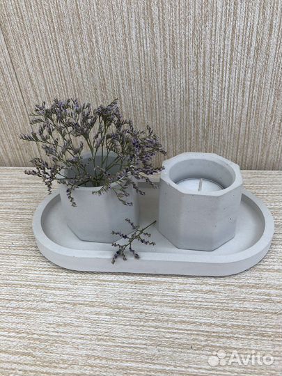 Набор из гипса, 3 предмета