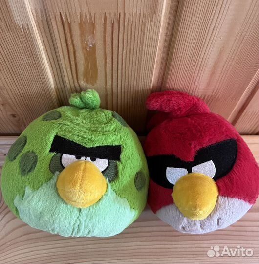 Мягкие игрушки Angry Birds 2шт