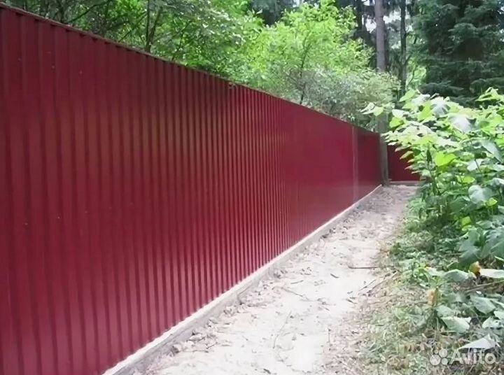 Забор металлический быстро