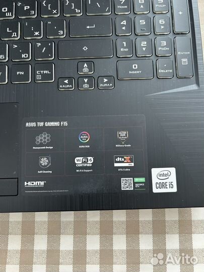 Ноутбук asus TUF Gaming F15 FX506LH-HN197