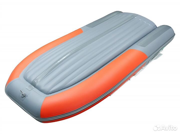 Лодка пвх Gladiator E330SL оранжево/темно-серый