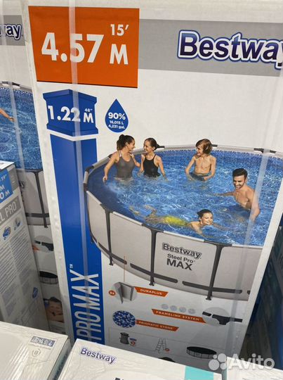 56438,Каркасный бассейн 457х122 см