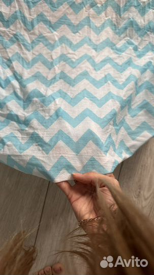 Простынь на круглую кроватку