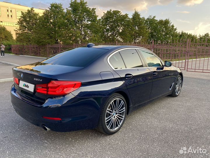 BMW 5 серия 2.0 AT, 2018, 153 300 км