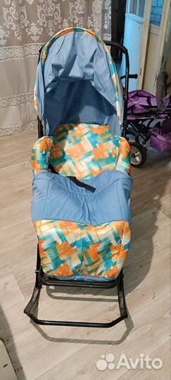 Детские санки коляска бу