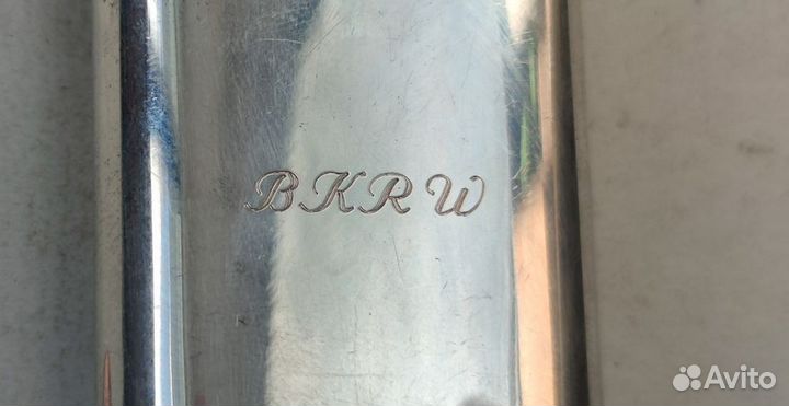 Фляга серебряная винтаж 925 проба