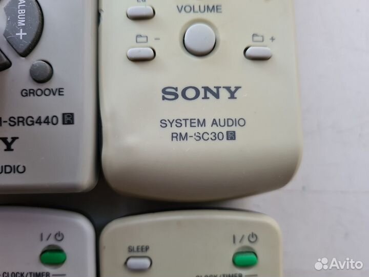 Пульты Sony От музыкального центра