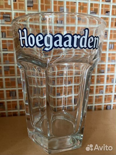 Ваза Стакан Чешское стекло hoegaarden