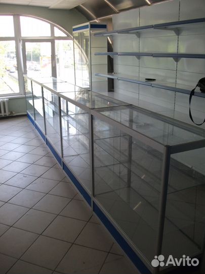 Стеклянные прилавки