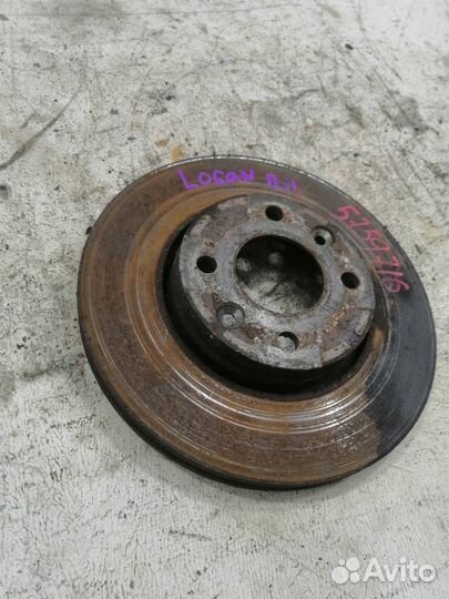 Диск тормозной Рено Logan 2 L8
