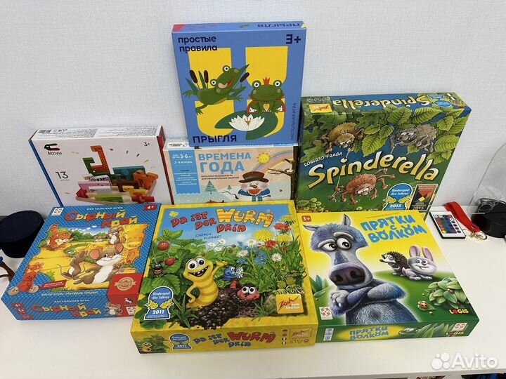 Настольные и развивающие игры