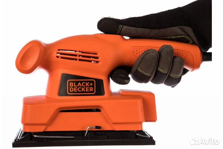 Плоскошлифовальная машина Black+Decker 135 Вт